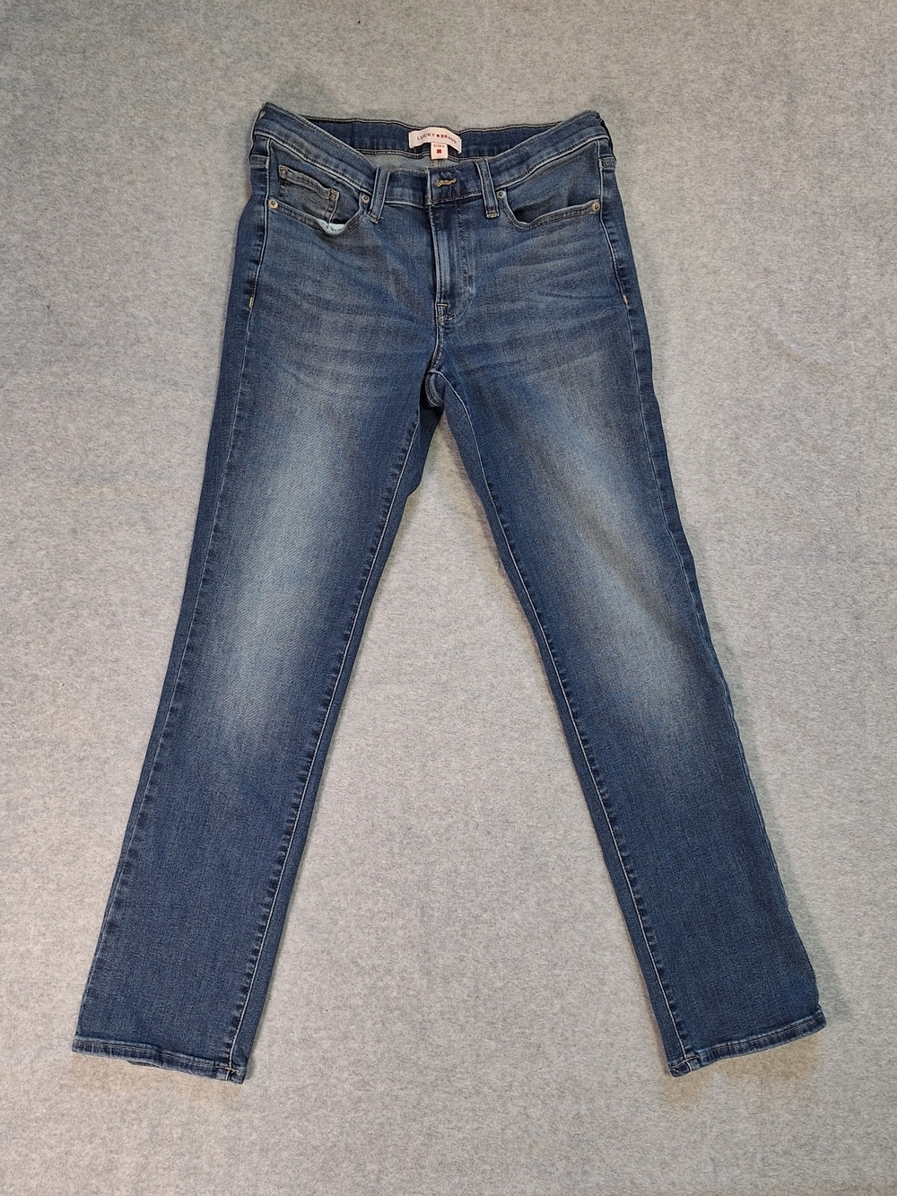 Lucky Brand Mid-Rise Skinny Jeans in Washed Blue Womens Size 6/28A